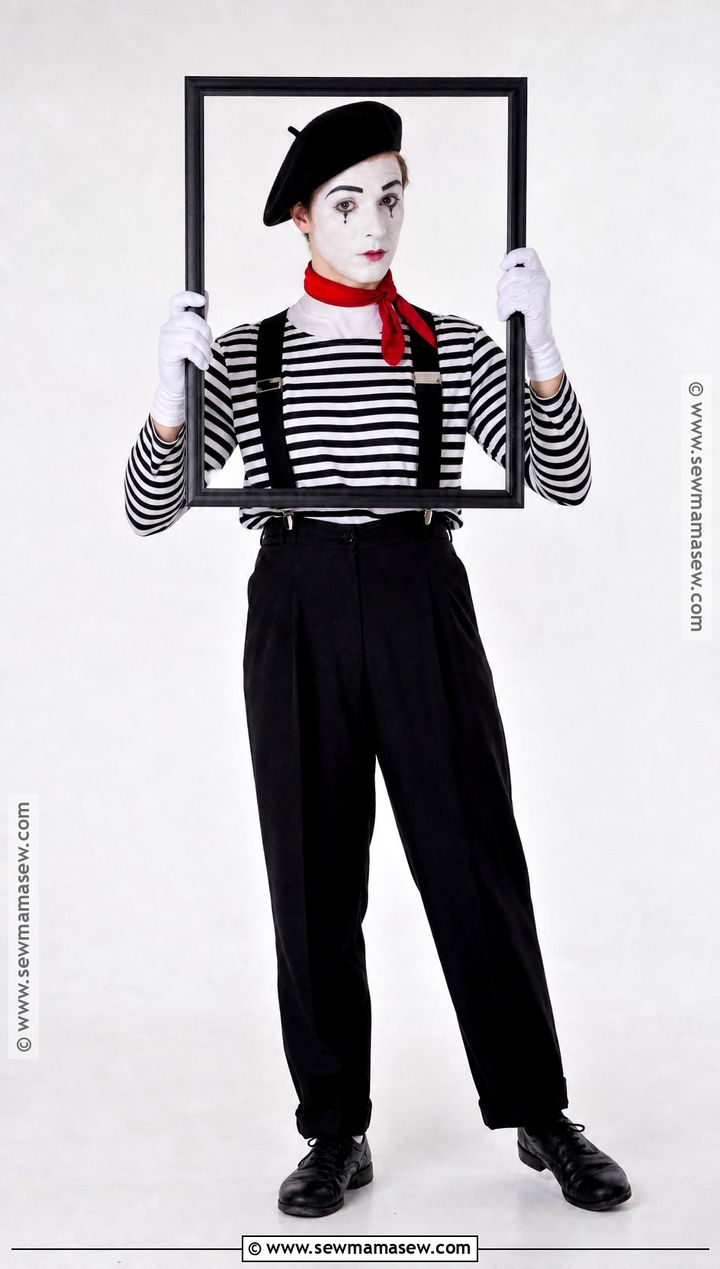 Mime Costume - 40 simple costumes
