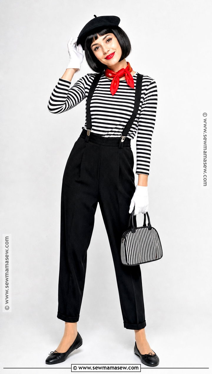 Mime Costume With Short Black Hair - 30 halloween costume black hair ideas