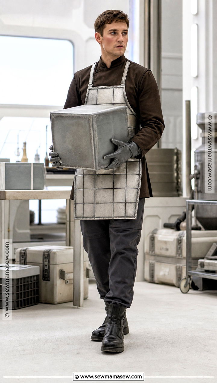 Minecraft Armorer Villager Cosplay With Iron Apron - 40 minecraft cosplay ideas