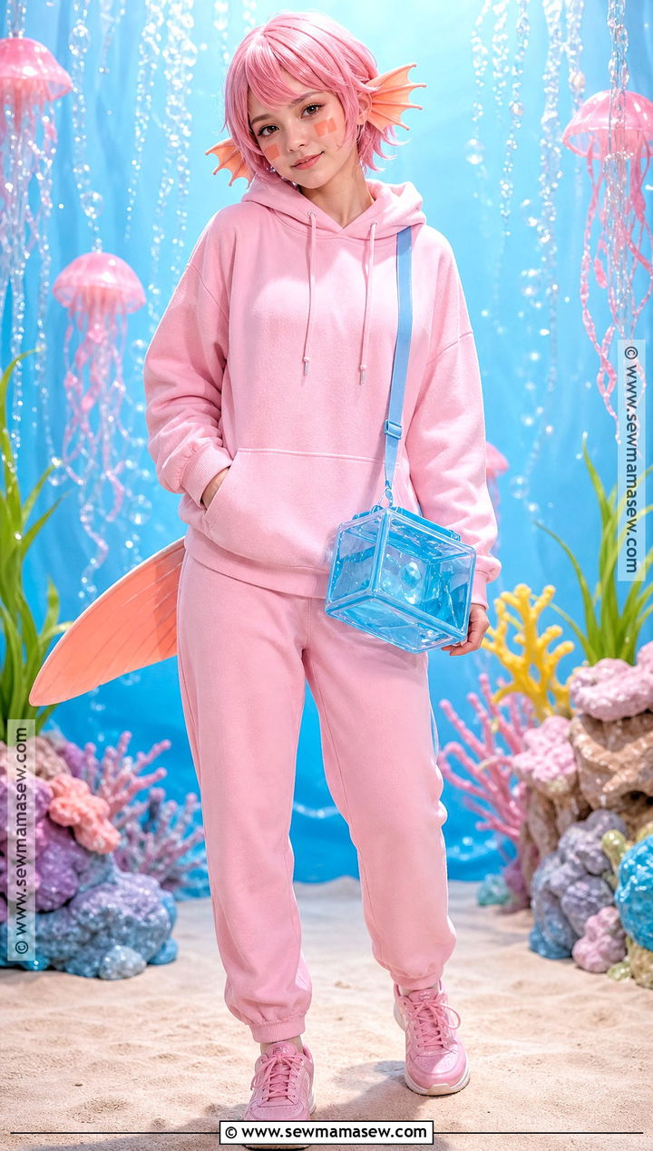 Minecraft Axolotl Cosplay With Ruffled Gills - 40 minecraft cosplay ideas