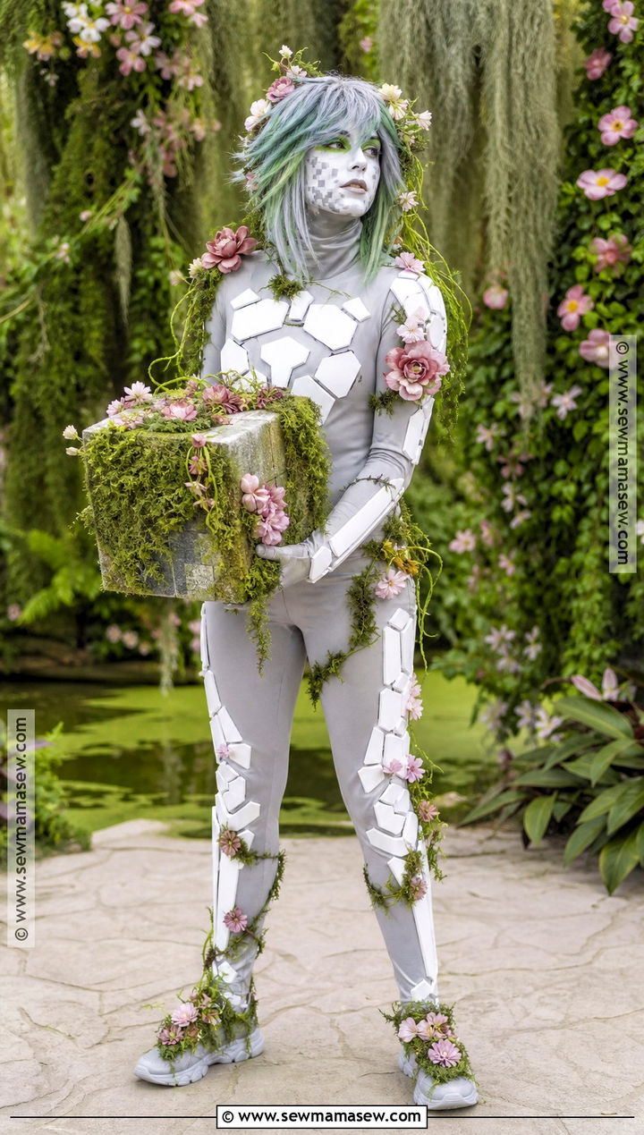 Minecraft Bogged Cosplay With Mossy Details - 40 minecraft cosplay ideas