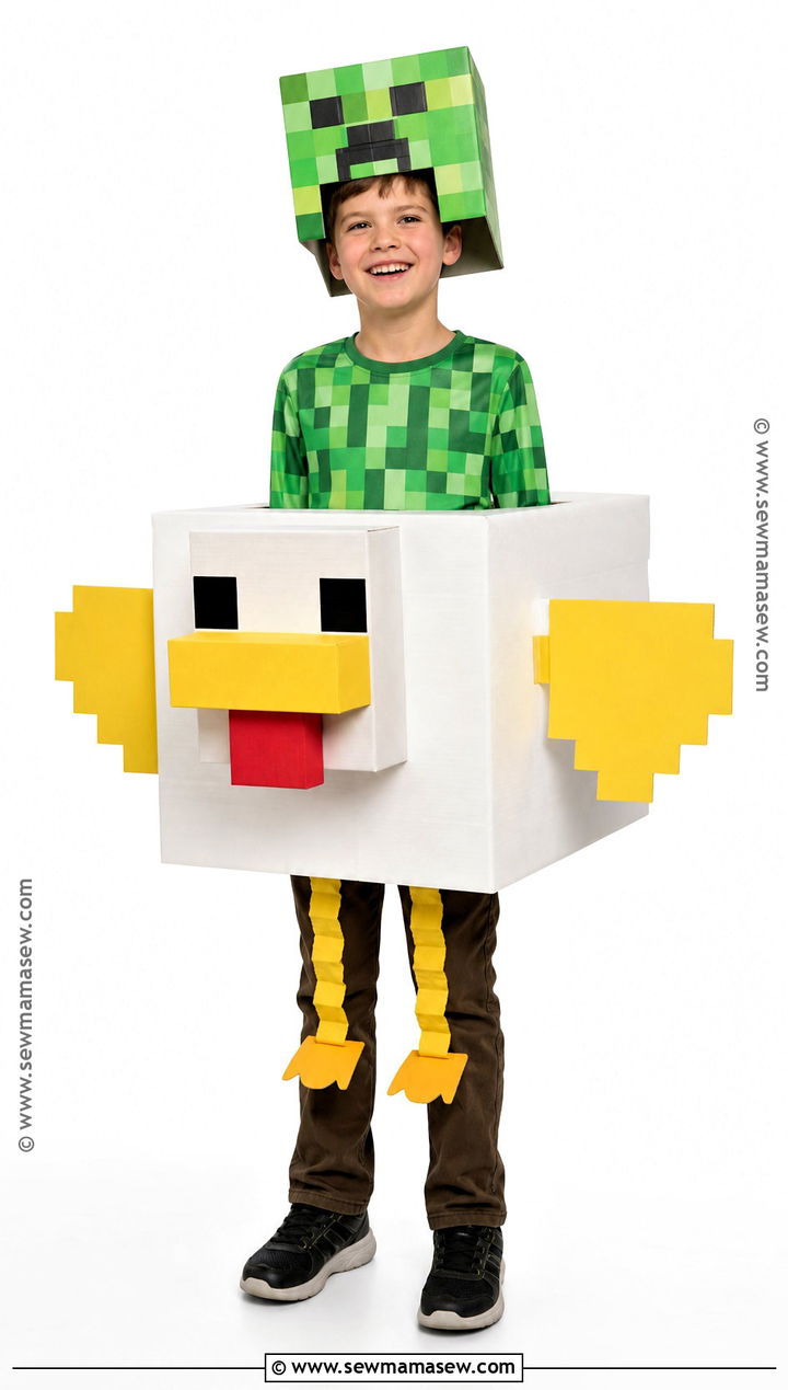 Minecraft Chicken Jockey Costume - 40 halloween costumes for boys