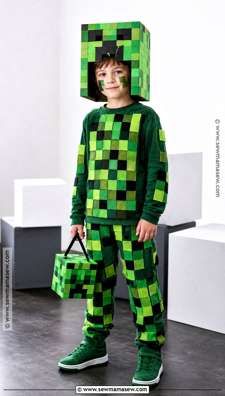 Minecraft Creeper Costume For Boys - 35 kids halloween costumes for boys