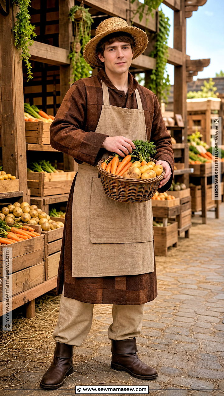 Minecraft Farmer Villager Cosplay With Carrot Basket - 40 minecraft cosplay ideas