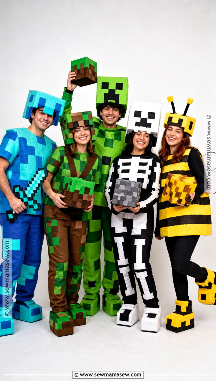 Minecraft Group Costume - 45 2025 Halloween Costumes
