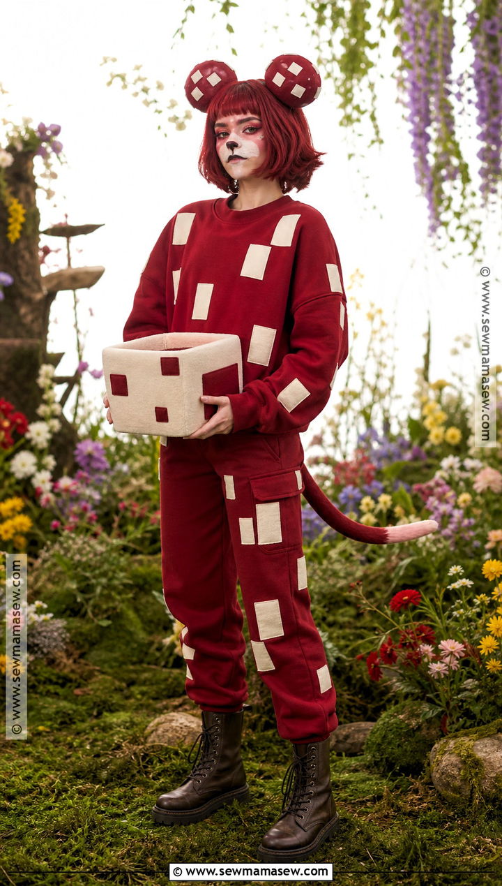 Minecraft Mooshroom Cosplay With Mushroom Hat - 40 minecraft cosplay ideas