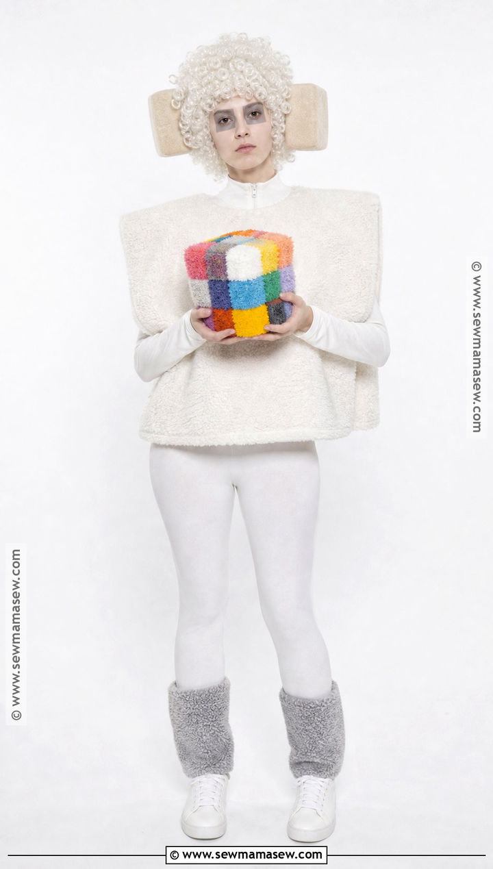 Minecraft Sheep Cosplay With Wool Cape - 40 minecraft cosplay ideas