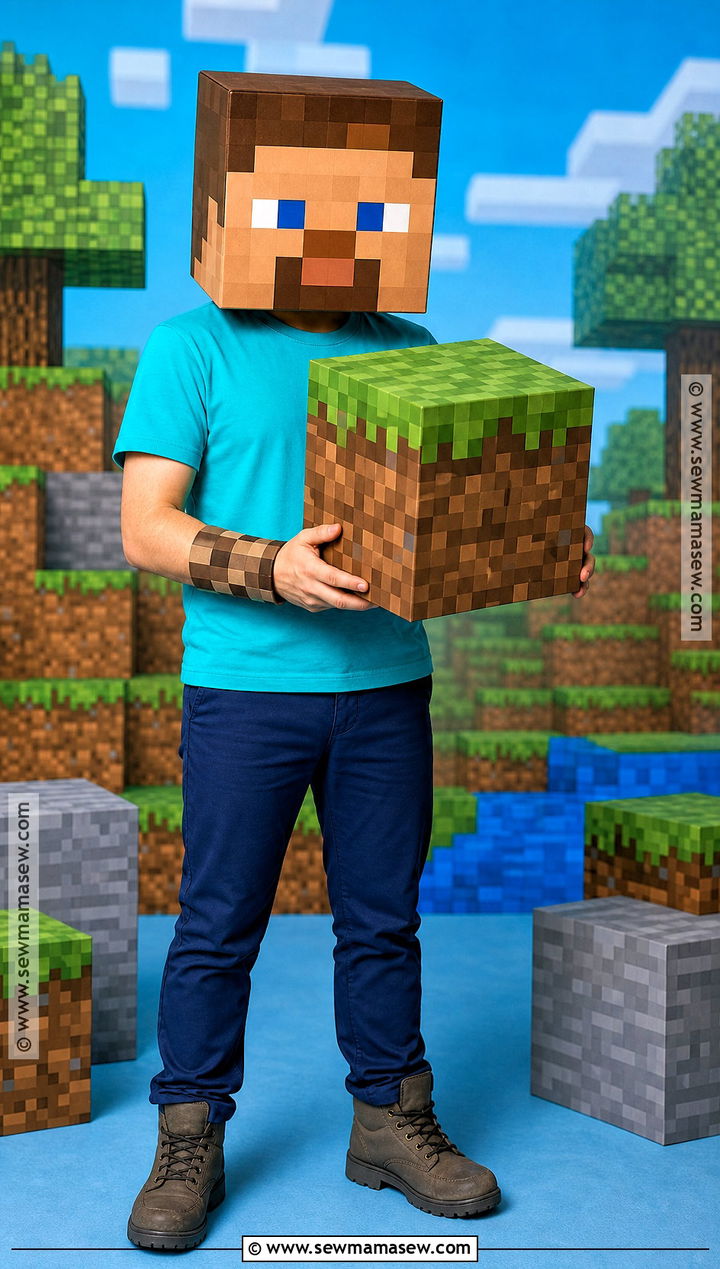 Minecraft Steve Costume - 35 costumes for men