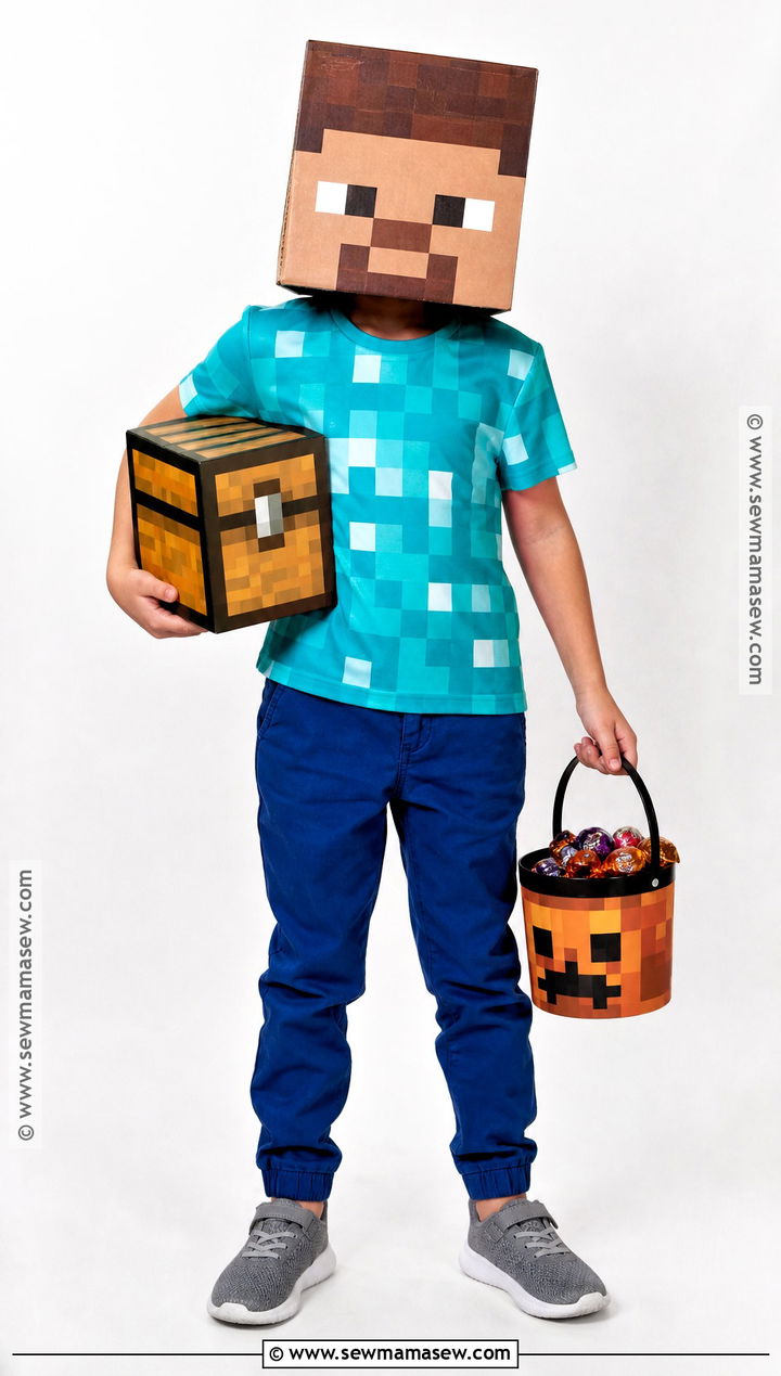 Minecraft Steve Costume - 40 halloween costumes for boys