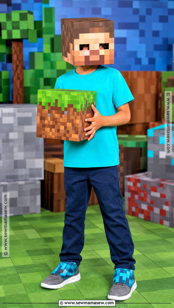 Minecraft Steve Costume for Boys - 30 costumes for boys