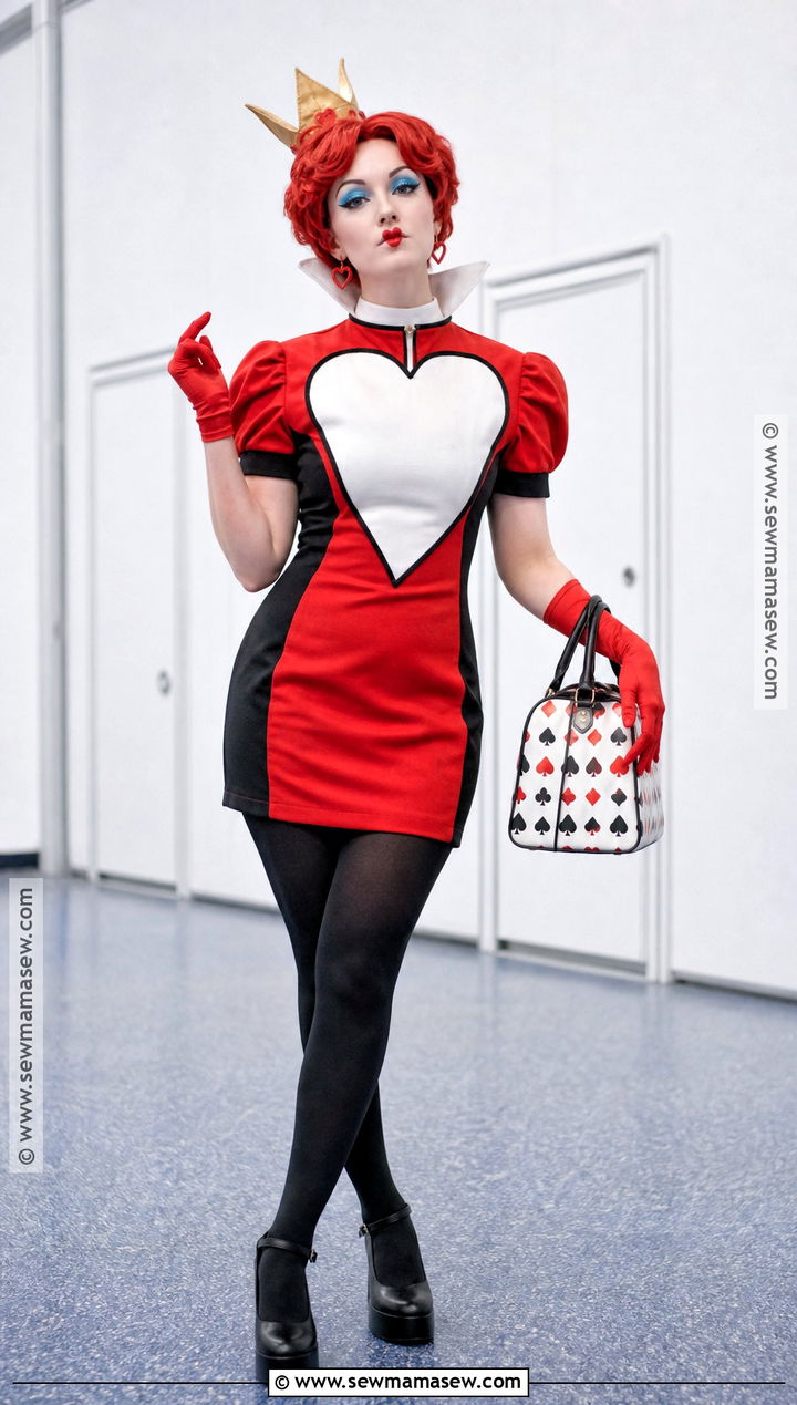Mini Dress Queen Of Hearts Cosplay - 35 Queen Of Hearts Cosplay Ideas