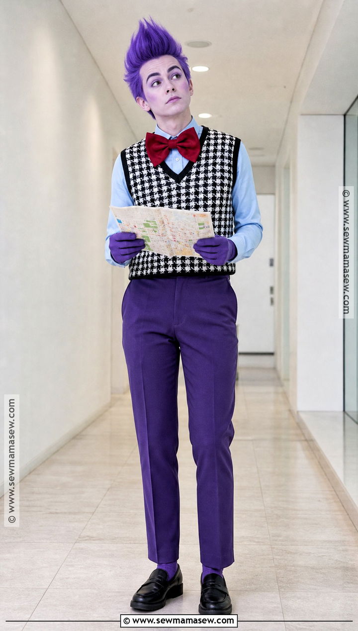 Minimal Makeup Fear Inside Out Costume - 30 fear inside out costume ideas