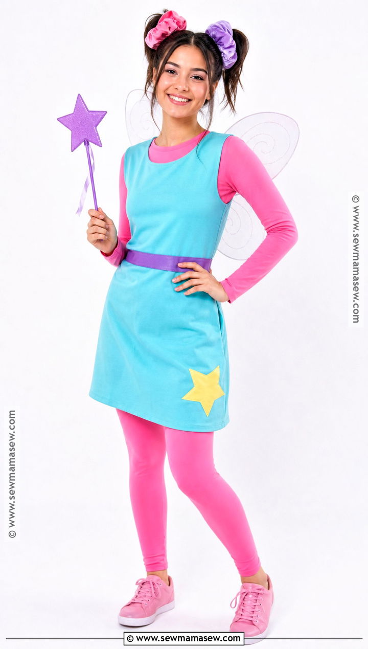 Minimalist Abby Cadabby Costume With Color Blocking - 30 abby cadabby costume ideas