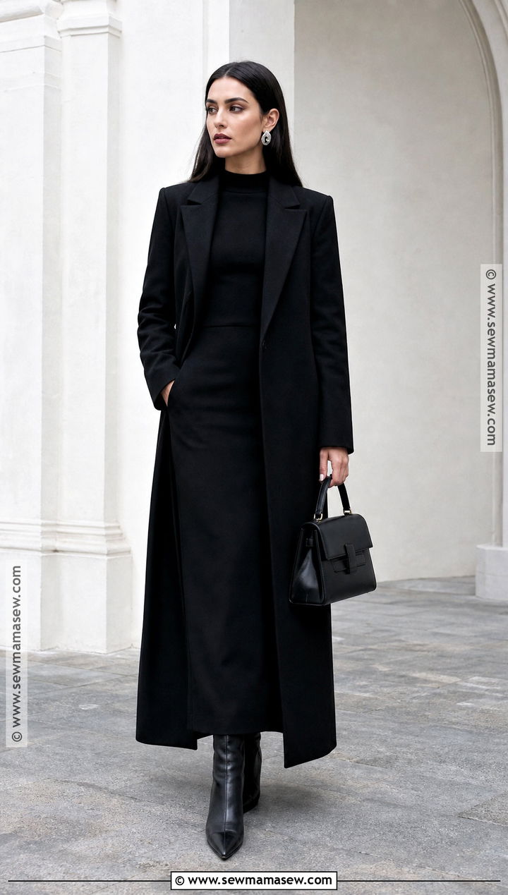 Minimalist Black Witch Outfit - 40 modern witch outfit ideas