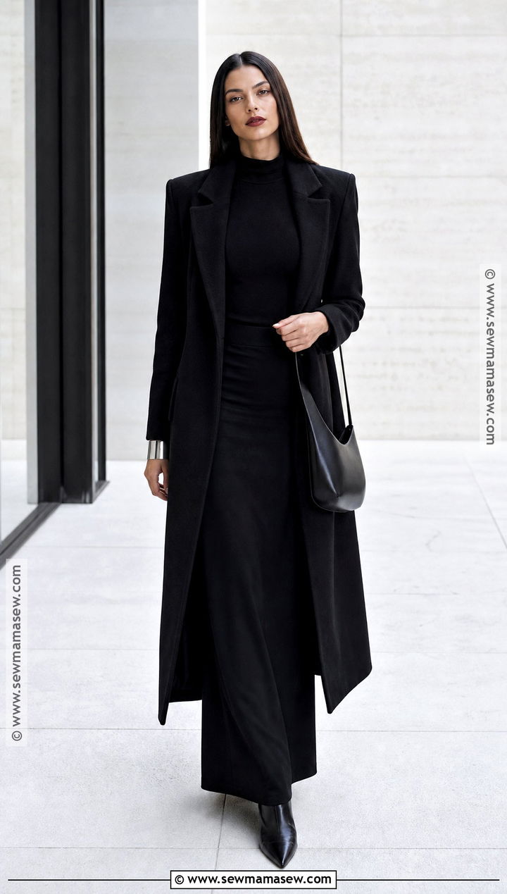 Minimalist Black Witch Outfit - 30 Modern Witch Outfit Aesthetic Ideas