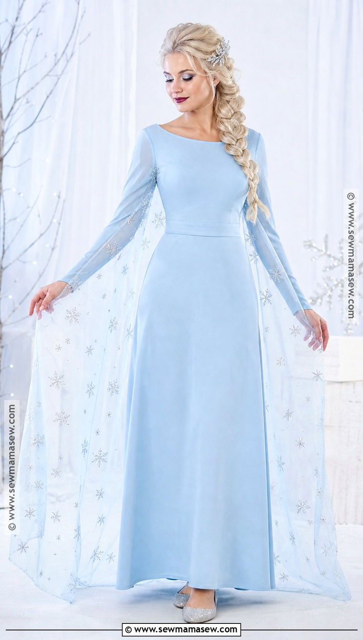 Minimalist Elsa Costume - 30 elsa frozen costume ideas