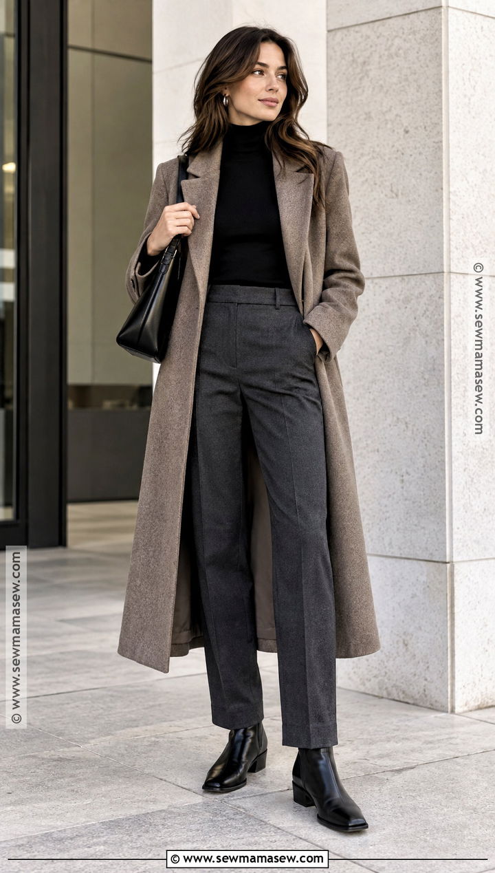 Minimalist Fall Outfit - 25 fall fashion aesthetic ideas