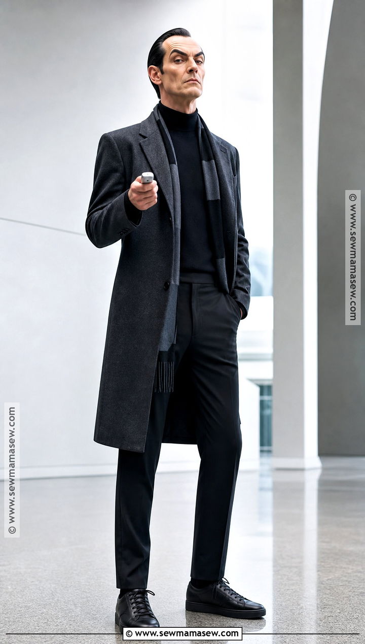 Minimalist Gru Costume With Monochrome Outfit - 40 gru costume ideas