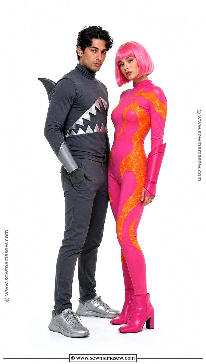Minimalist Sharkboy And Lavagirl Costume - 30 shark boy and lava girl costumes