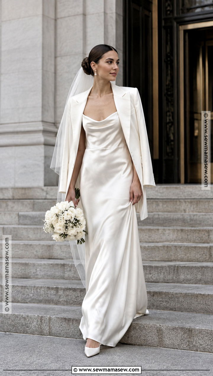 Minimalist Slip October Wedding Dress - 15 Wedding Dresses October