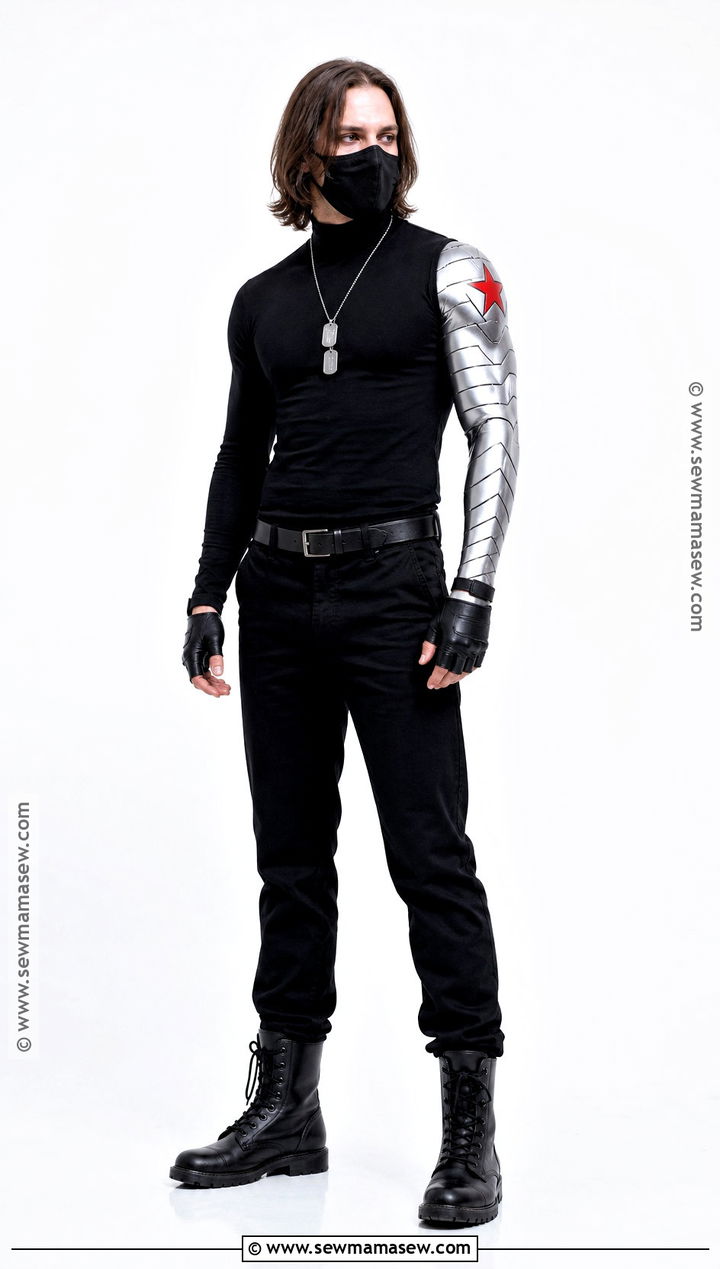 Minimalist Winter Soldier Costume - 30 winter soldier costume ideas