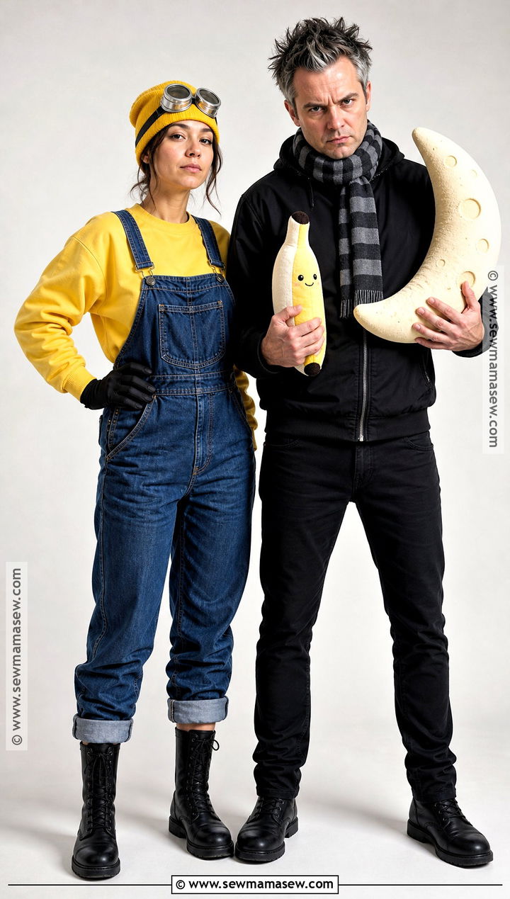 Minion And Gru Couple Costume - 50 couple halloween costumes