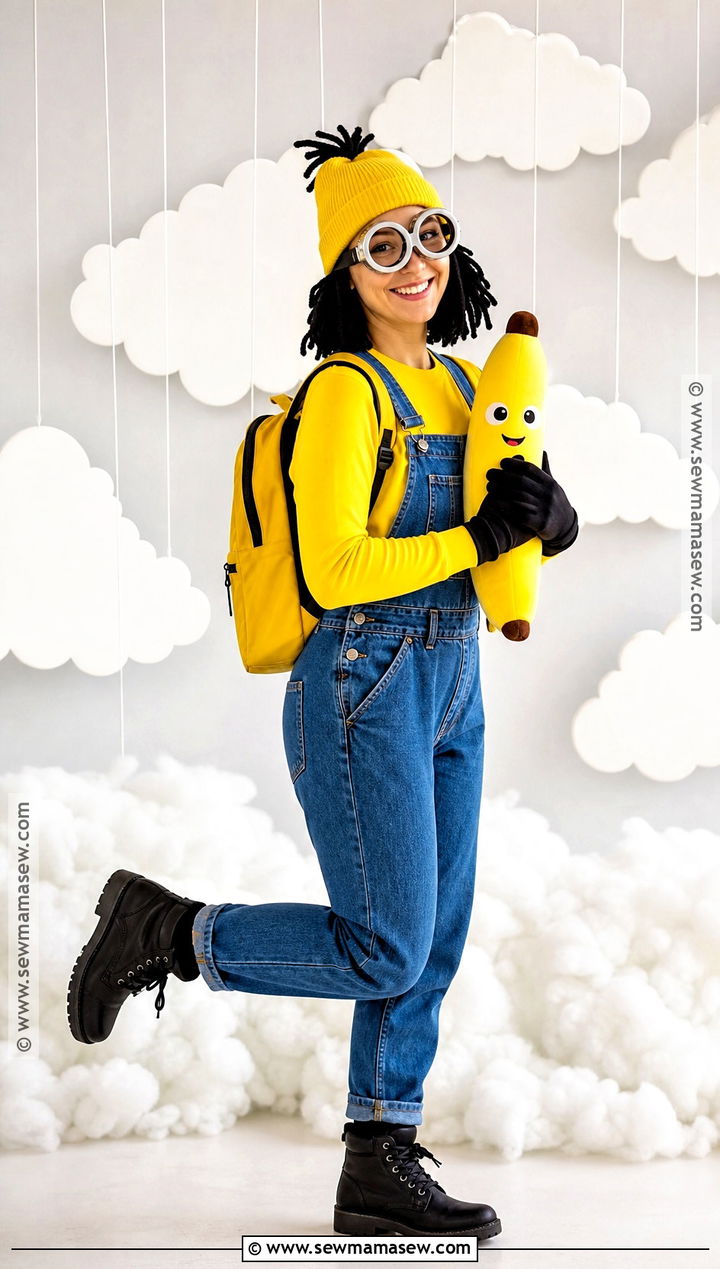Minion Costume - 30 easy movie characters to dress up as ideas