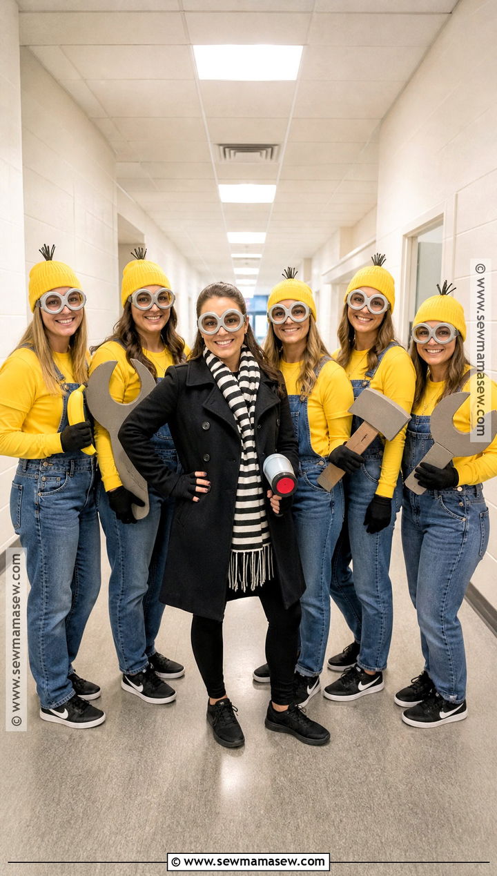 Minion Crew Teacher Team Costume - 30 Teacher Team Halloween Costumes