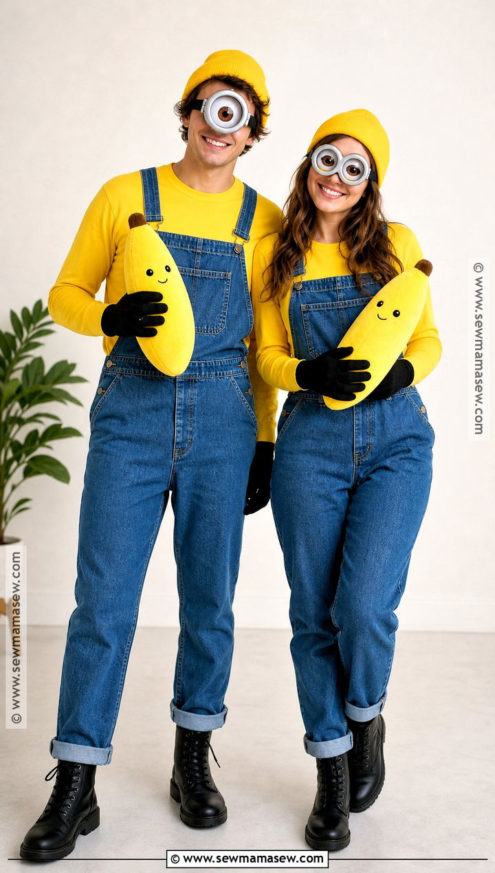 Minion Duo Matching Costume - 30 Matching Costume Ideas