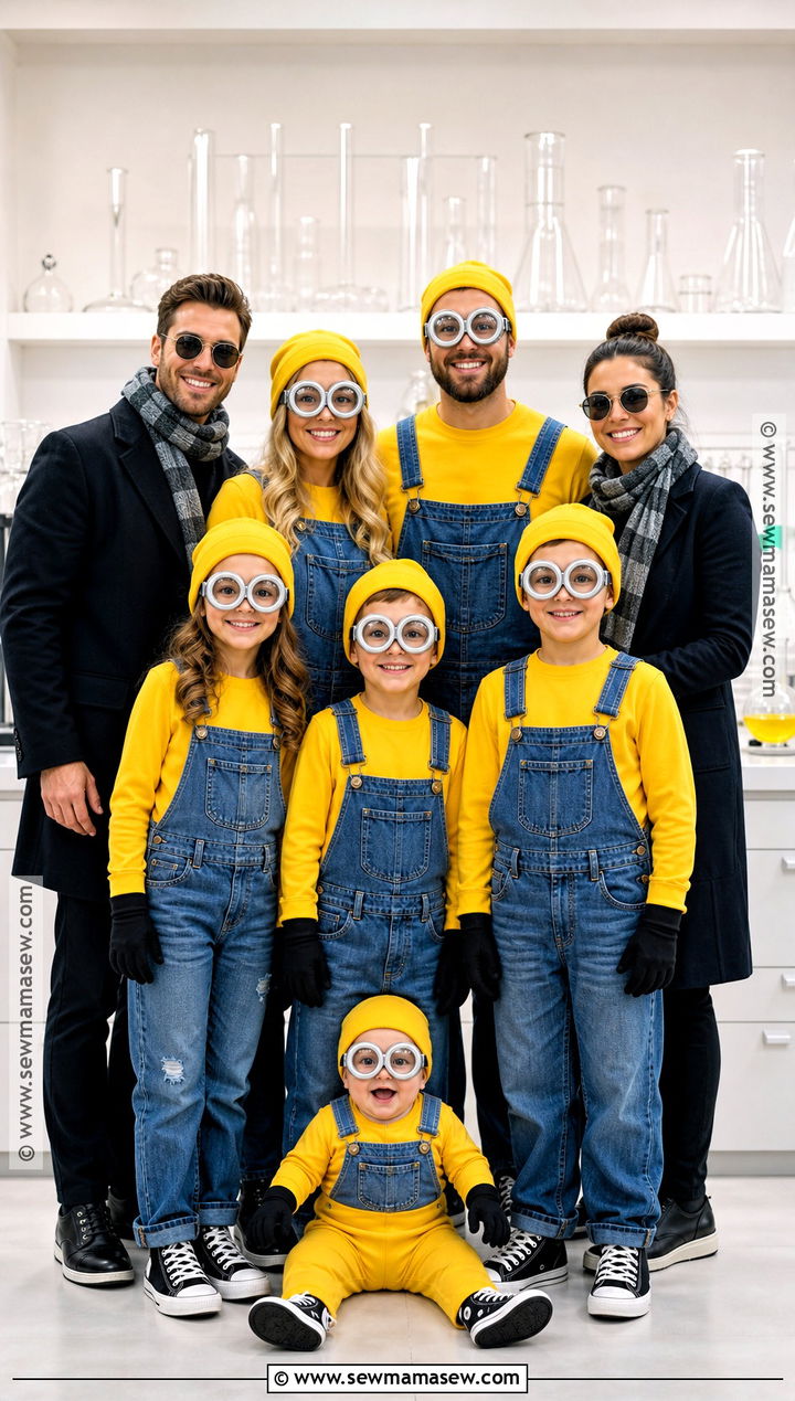 Minion Family Costume - 45 family costumes