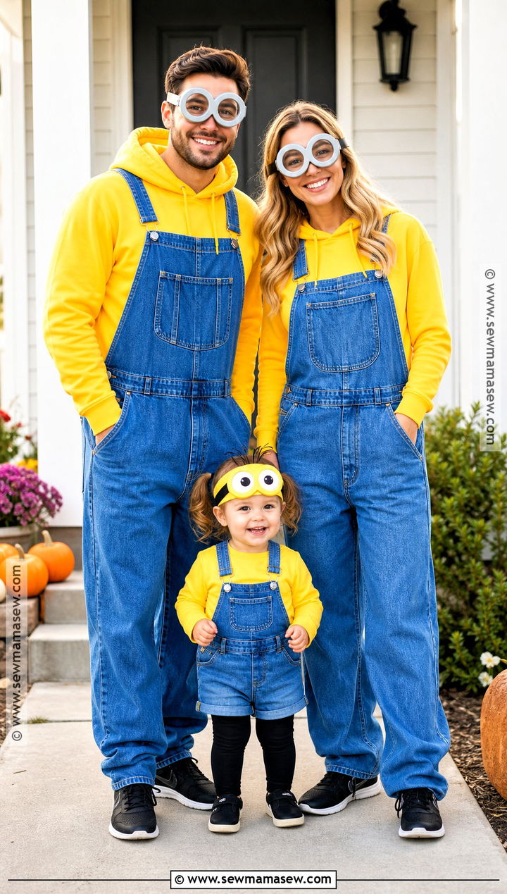 Minion Family Costume With Toddler - 30 minion family costume ideas
