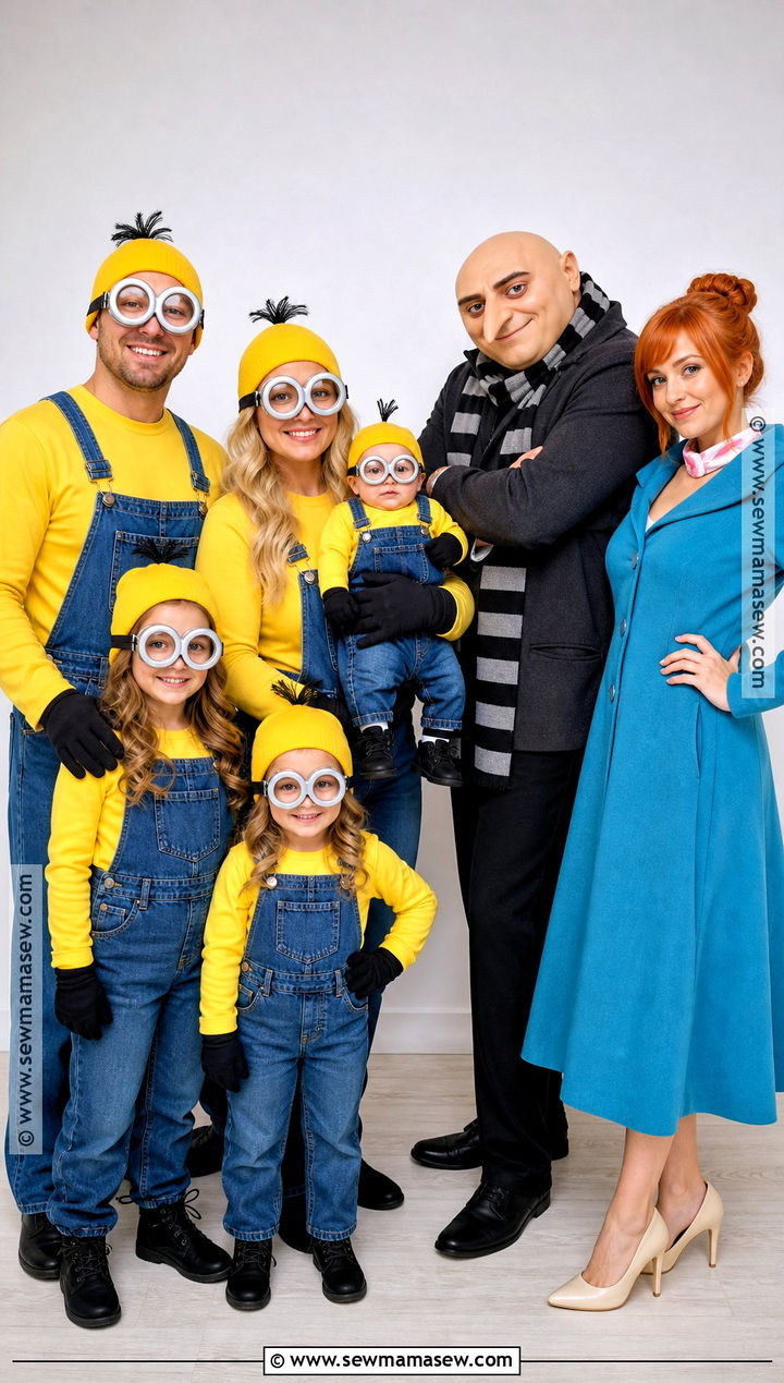 Minion Family Costume - 45 family costume ideas