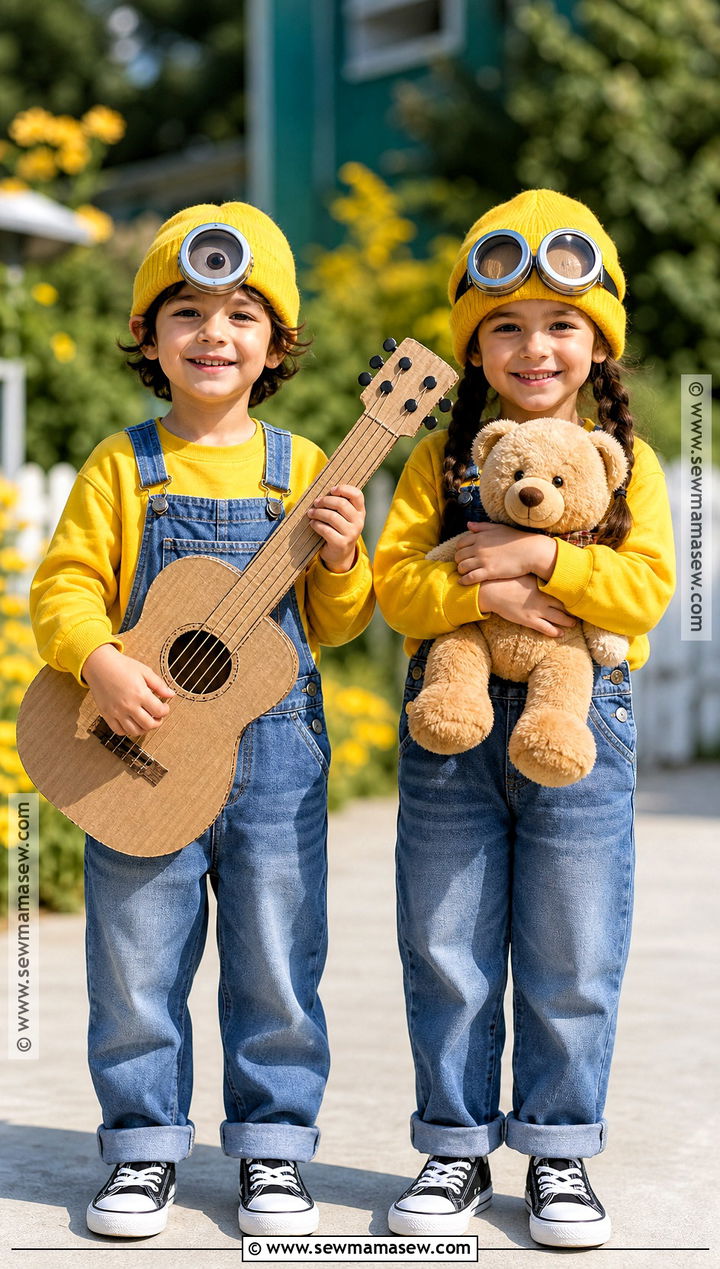 Minion Sibling Costume - 45 minions costume ideas