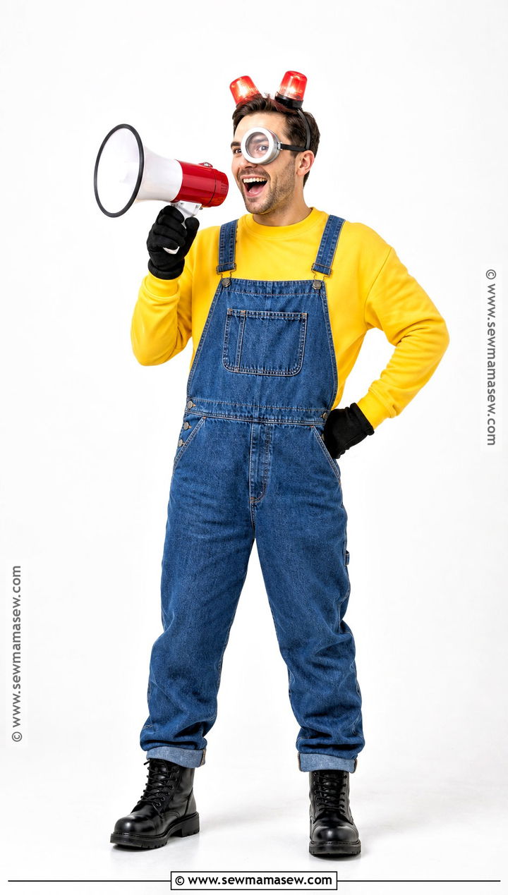 Minion Siren Costume With Flashing Headband - 30 minons outfit costume ideas