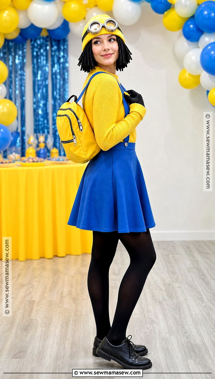 Minion Skirt And Suspenders Costume - 30 Easy Minion Costume Ideas