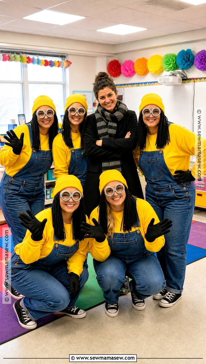 Minion Teacher Group Costume - 35 teacher halloween costumes group