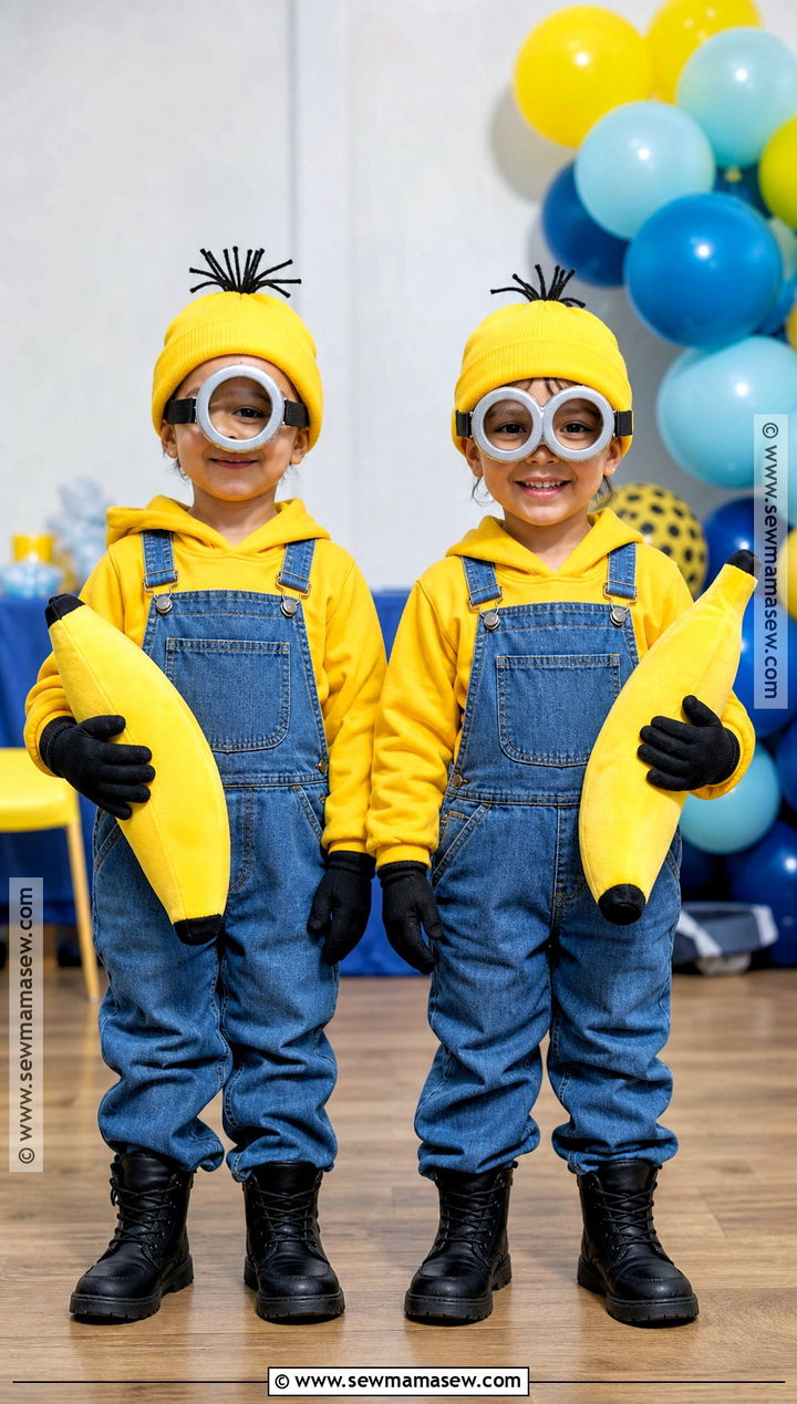 Minion Twins Costume - 35 twin costumes