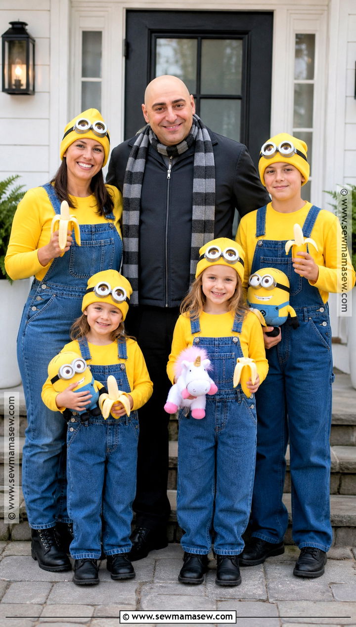 Minions Family Costume With Gru - 45 minions costume ideas