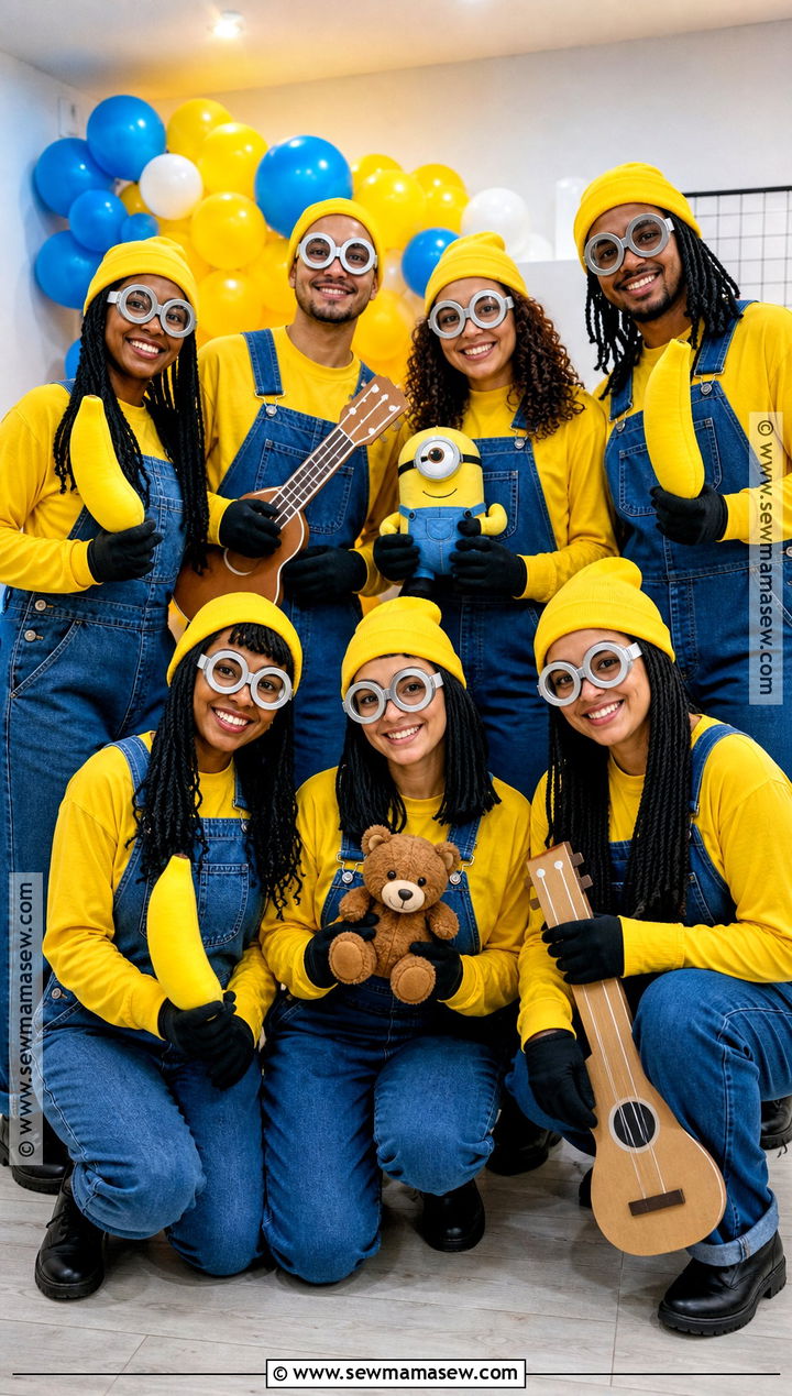 Minions Group Costume For Friends - 45 minions costume ideas