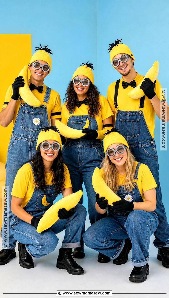 Minions Group Halloween Costume - 35 group of 5 halloween costumes