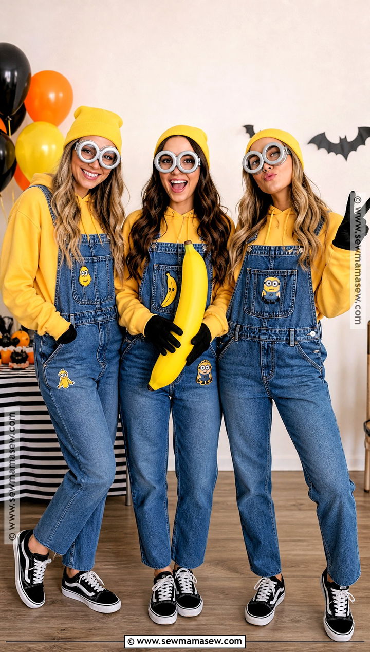 Minions Trio Costume - 30 Easy Trio Halloween Costumes