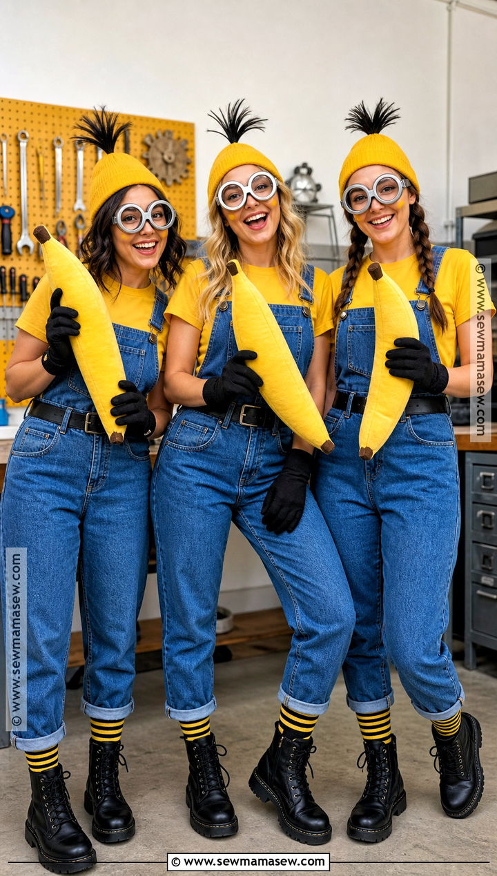 Minions Trio Costume - 35 Trio Outfits Halloween