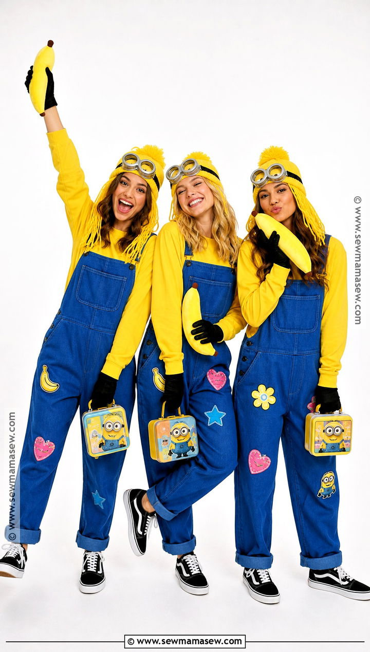 Minions Trio Costume - 45 3 person halloween costume ideas