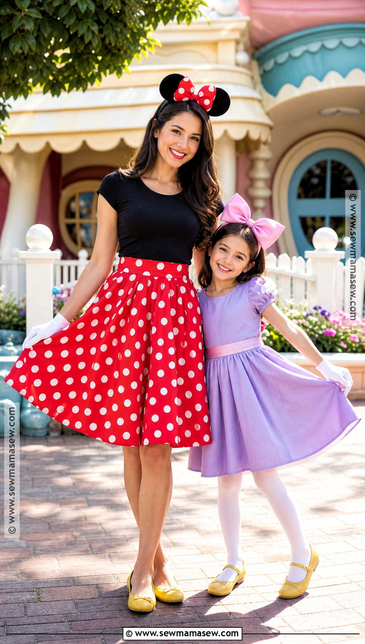 Minnie Mouse And Daisy Duck Costumes - 30 mom and daughter costumes