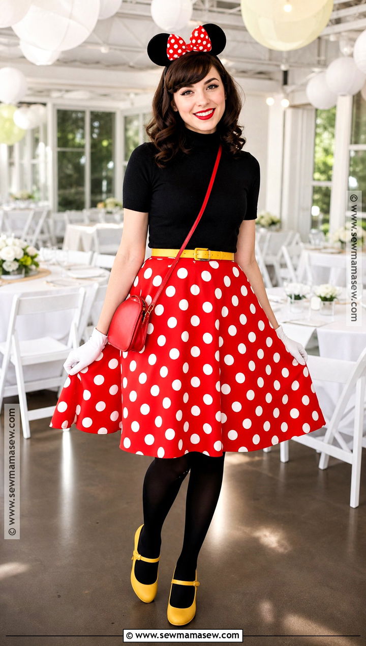Minnie Mouse Costume With Polka Dot Skirt - 30 minnie mouse costume ideas for women