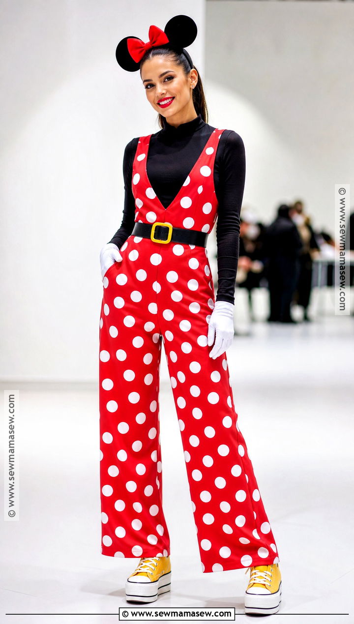 Minnie Mouse Jumpsuit Costume - 30 minnie mouse costume ideas for women