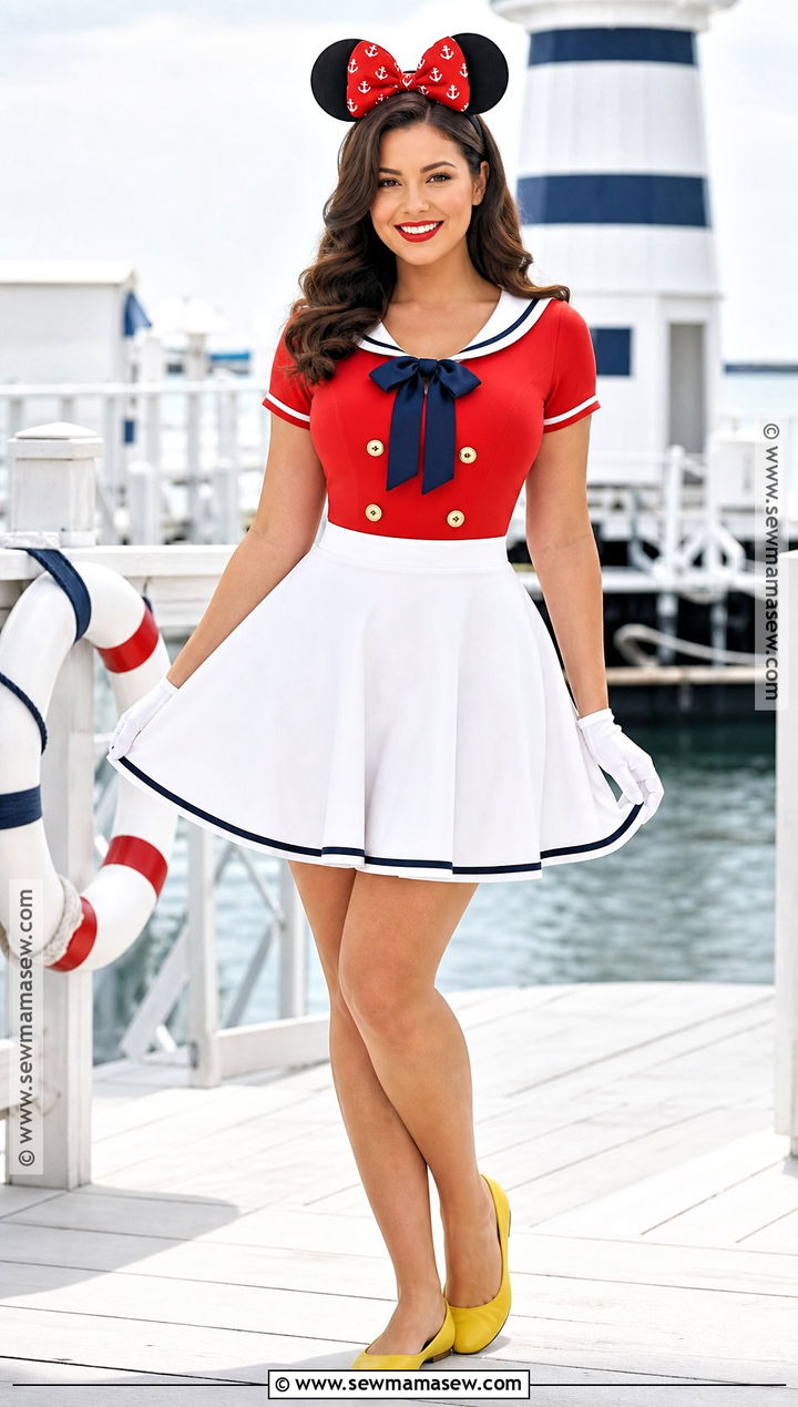 Minnie Mouse Sailor Costume - 30 minnie mouse costume ideas for women