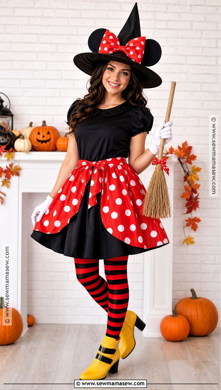 Minnie Mouse Witch Costume - 30 minnie mouse costume ideas for women