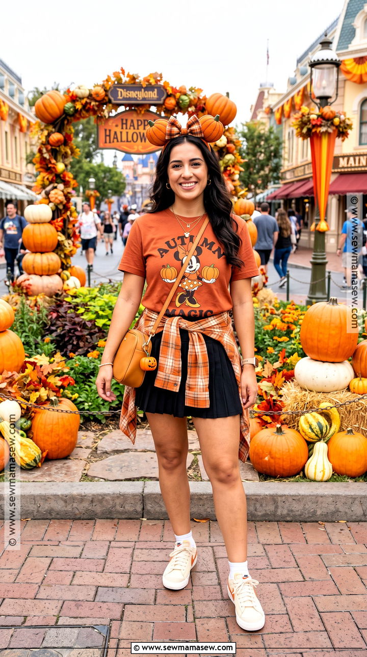 Minnie Pumpkin Fall Disney Outfit - 25 fall disney outfits