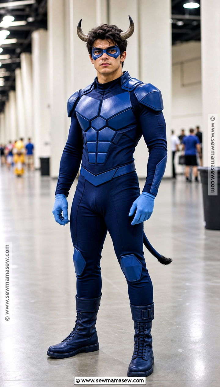Minotaurox Cosplay With Blue Ox Suit - 30 Miraculous Cosplay Ideas
